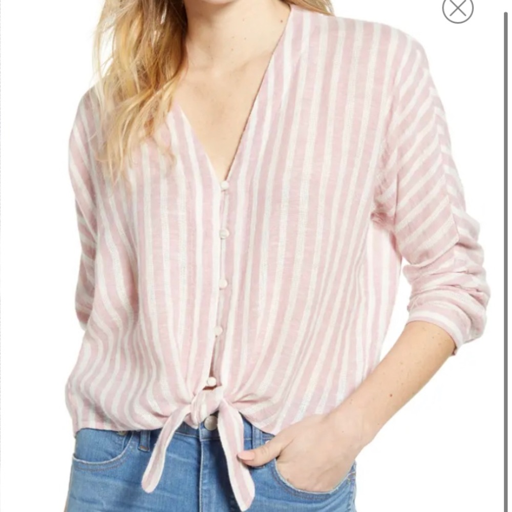 Rails Sloane Tie Front Top - image 1